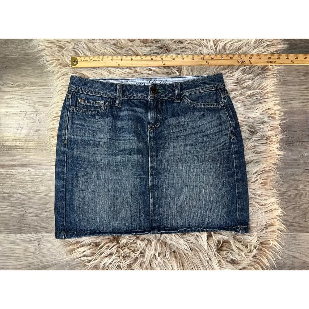 Tommy Hilfiger women’s blue jeans skirts